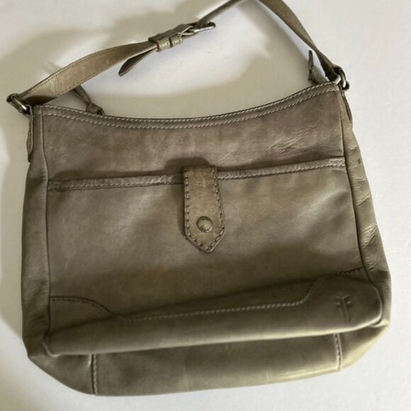 Frye Melissa Button Cross Body Bag, in Antique Grey - Picture 10 of 10